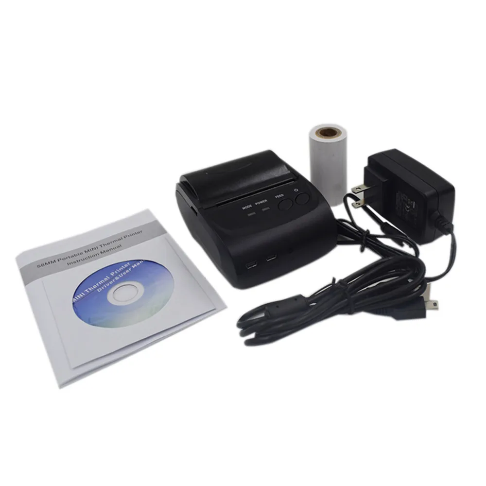 

New 58mm Mini Receipt POS-5802LD Thermal Printer for Windows for Android Smartphone with Bluetooth 4.0 4.3 Wholesale