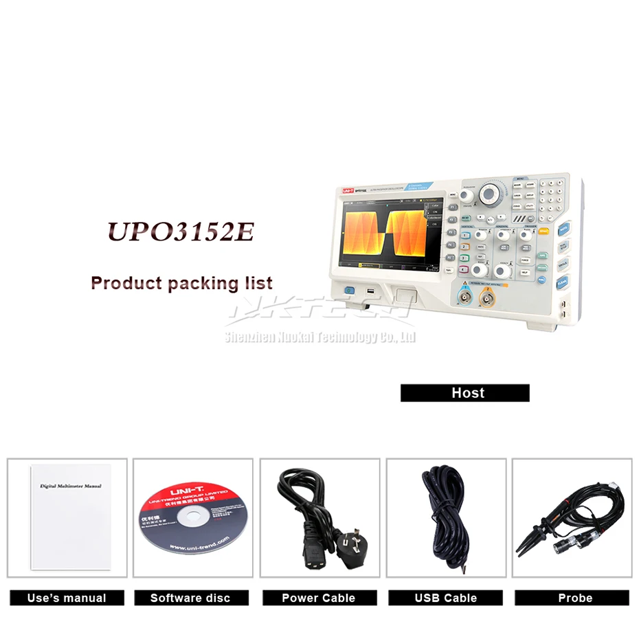 UNI-T ультра люминесцентный осциллограф UPO3152E UPO3154E UPO3252E UPO3254E 2CH/4CH 150 МГц/250 МГц 2.5Gs/s флуоресцентный осциллографы