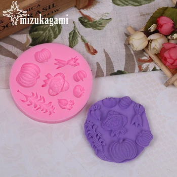 

1pcs UV Resin Liquid Silicone Mold Plant Pumpkin Corn Shape Resin Molds For DIY Charms Making Jewelry Finding Accessories