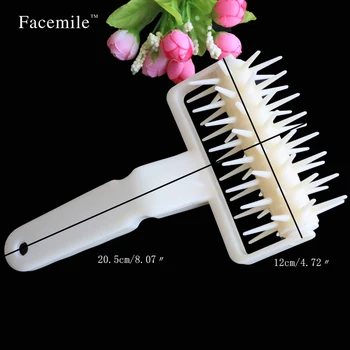 

Plastic Baking Tools Pizza Cookies Dough Roller Pastry Pie Needle Wheels Cutter Sewing Machine Cake Bread Hole Punch