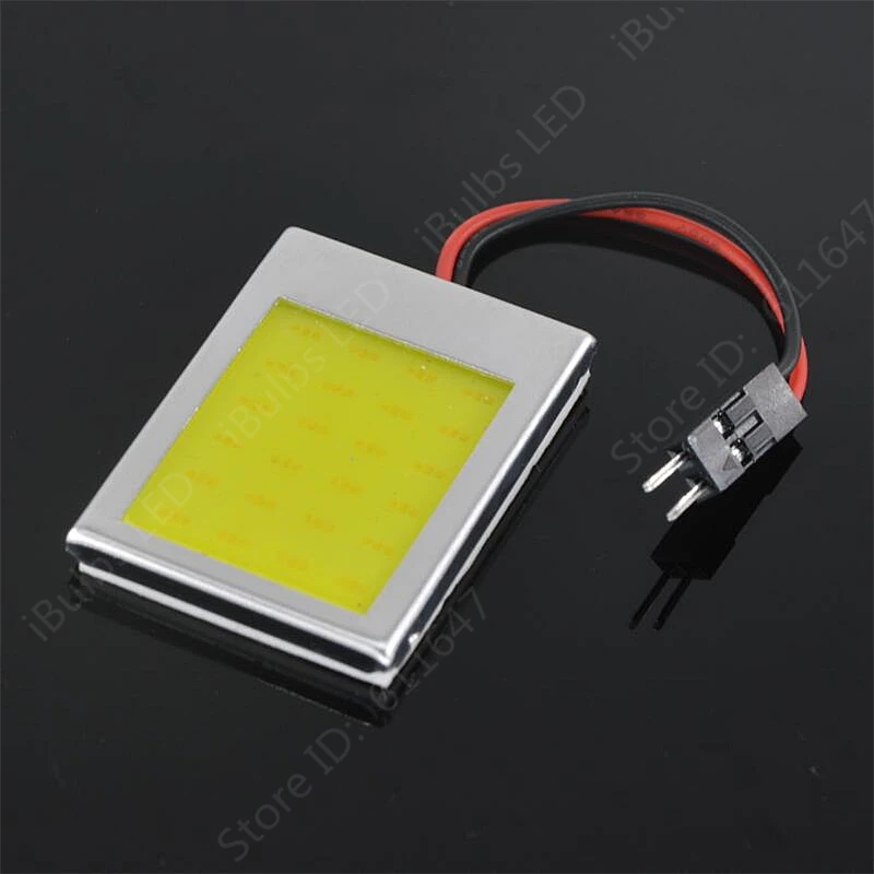 

2Set Best Price T10 24 SMD COB LED Panel Dome Festoon 3 Adapters Car Auto Interior Reading Lamp Light Source