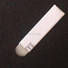 100 шт стерилизовать u-образный 21 ИГЛЫ Перманентный макияж бровей игла для нанесения татуировки для бровей вышивка ручка для микроблейдинга
