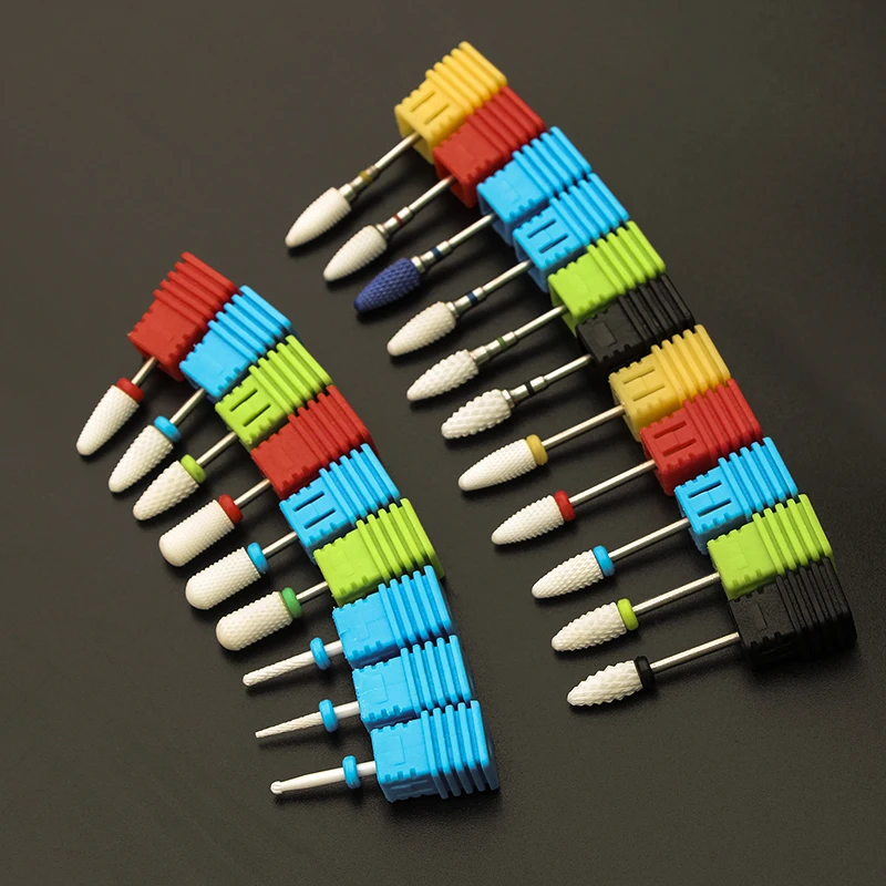 

Ceramic Nail Drill Bit Nail File 3/32" Cutter for Electric Manicure Machine Nail Art Tool Nail Drill Accessory High-End