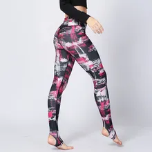 Yoga Pants Sports 2017 Fitness Women Running Leggings Elastic for Gym Women Sport Trousers Running Tights YG031 Free Shipping