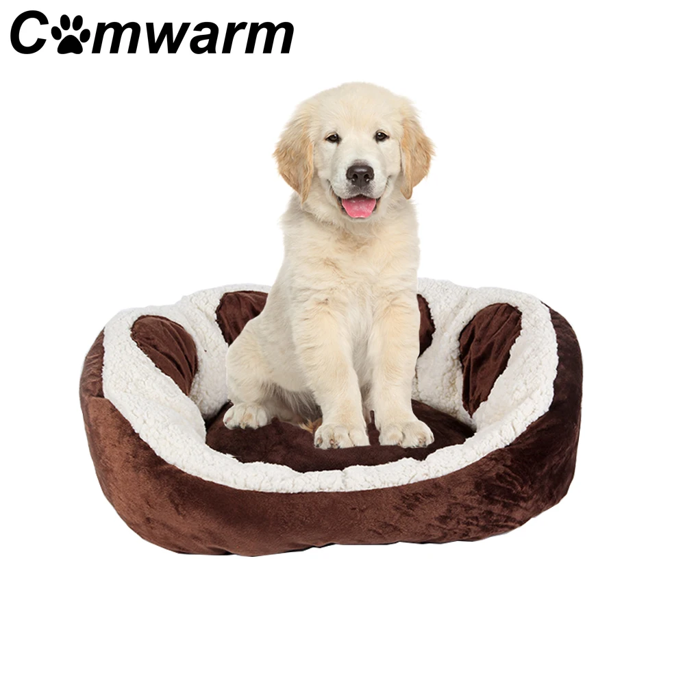 cheap Comwarm Pet Bed Bear Claw Shape Pet Fleece Warm House Dog Sofa Sleeping Bed Cats Kennel Mat for Small Dogs Dog Bed Cat Blanket