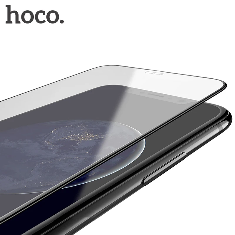 HOCO 3D закаленное стекло анти синий луч пленка протектор экрана для iPhone X 10 0,23 мм ультра тонкий полное покрытие Защитная стеклянная пленка