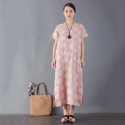 

Women double layer Cotton Yarn Chrysanthemum Dress