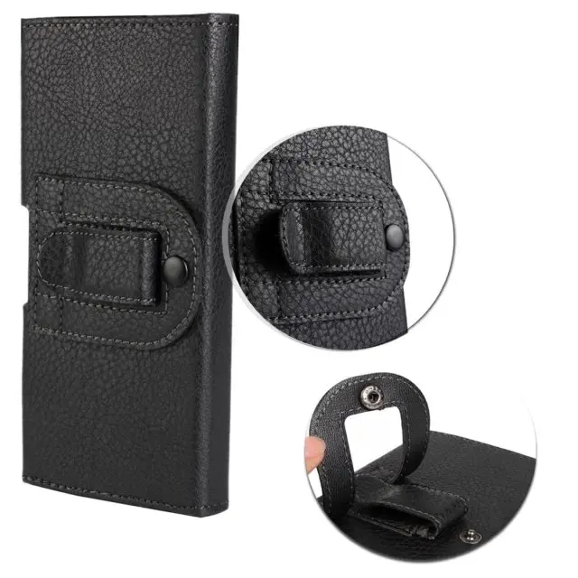 Missbuy Universal Phone Pouch Leather Waist Case For Samsung Galaxy J3 J5 J7 J330 J530 J730 Holster Bags Belt Cover