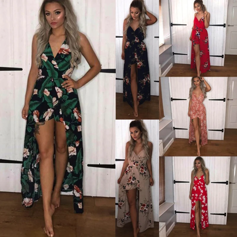 Summer Vacation 2018 Spaghetti Strap High Waist Tropical Palm print Shirred loose fit Cami Palazzo Women Jumpsuit sexy v neck
Summer Vacation 2018 Spaghetti Strap High Waist Tropical Palm print Shirred loose fit Cami Palazzo Women Jumpsuit sexy v neck