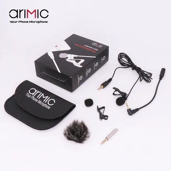 

Lavalier Lapel Clip-on Omnidirectional Condenser Microphone for iPhone Samsung Andriod Smartphones