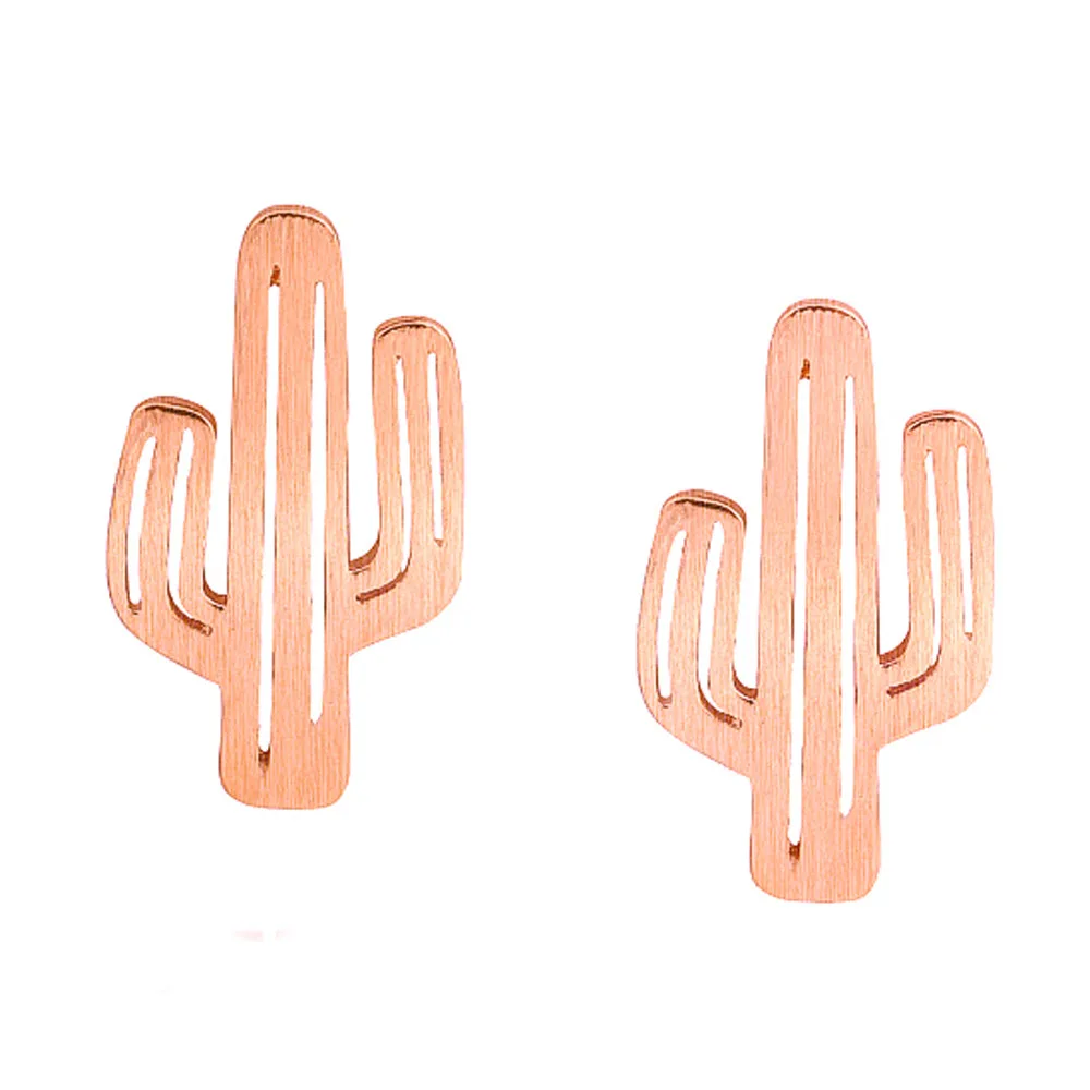 

Earrings Female 2019 New Fashion 1 Pair Cactu Shape Ear Stud Creative Sweet Eardrop Jewelry Decoration z0314