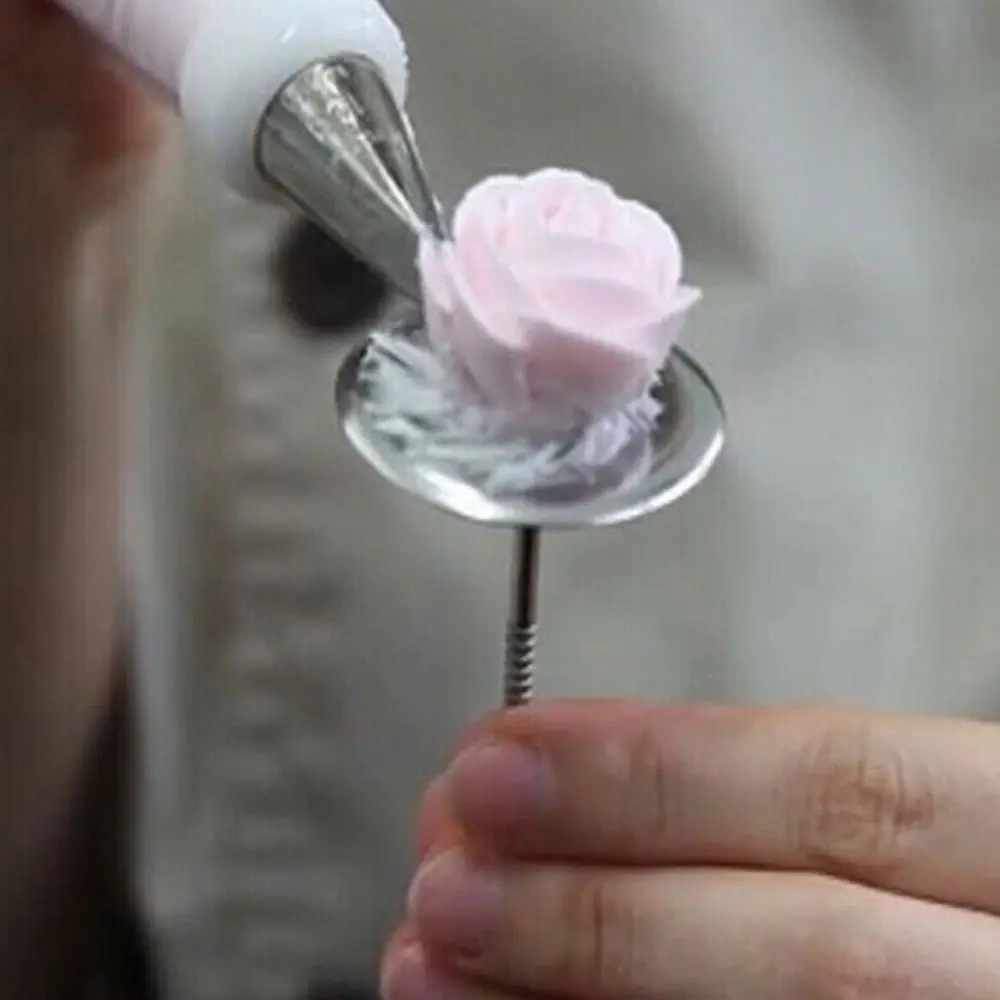 

Baking Piping Stands Tools DIY Needle Stick Ice Cream Cake Decorating Tools Cake Flower Nails Stainless Steel Piping Nail