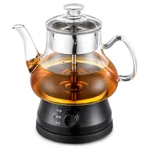 Электрический чайник, черный чай, заваренный чайник, полностью автоматический стеклянный, для здоровья, Электрический пузатый чайник, защита от перегрева