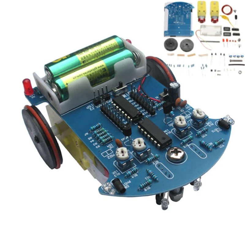 Высокое Качество Умный Автомобиль Комплект D2 3 DIY Интеллектуальный Отслеживания