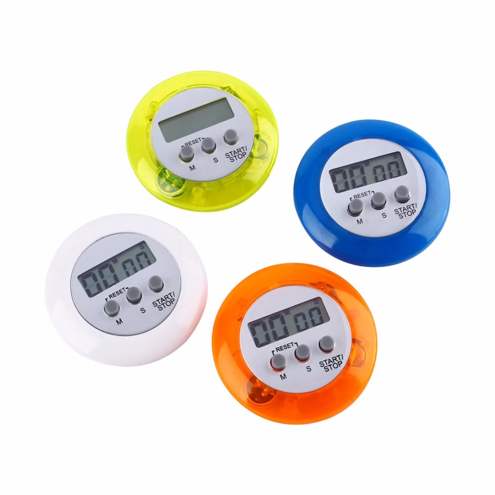 Aliexpress.com : Buy Digital Alarm Clock Round Mini LCD Digital Kitchen