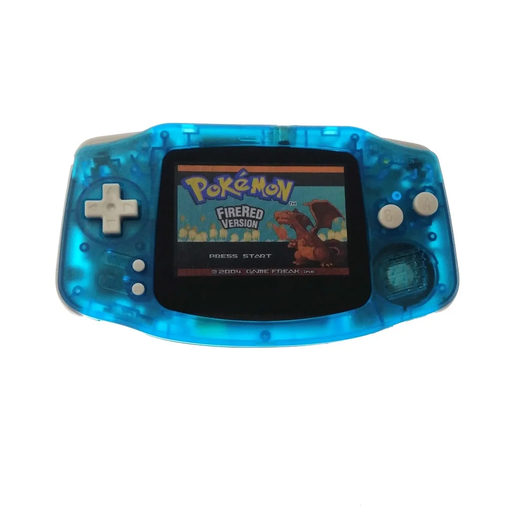 

Refurbished For Game Boy For GBA Console With AGS-101 Backlight Backlit Screen Console- Crystal Clear Blue