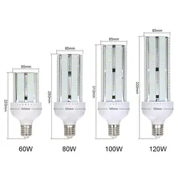 60/80/100/120 Вт 12000LM высокий яркий прожектор E39 E40 688 светодиодный Кукуруза лампа свет для стен высокостеллажный склад путь шоссе