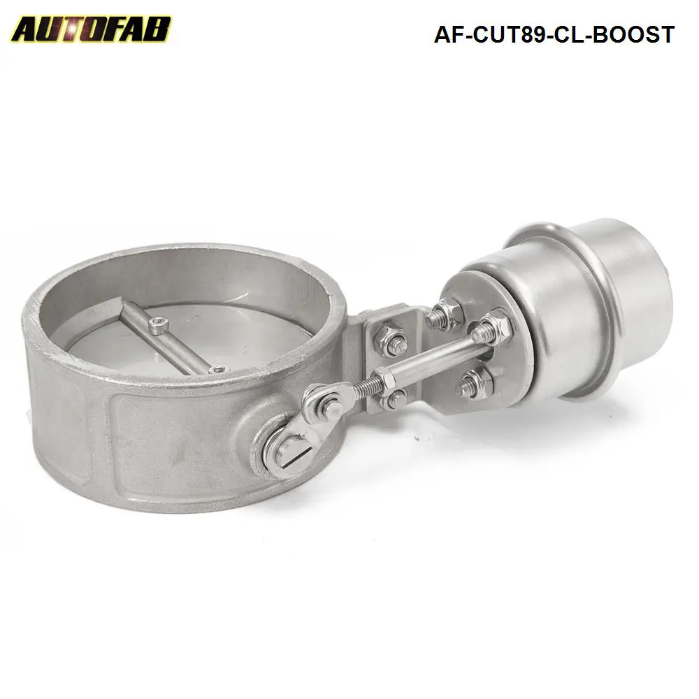 NEW Boost Activated Exhaust Cutout / Dump 89MM CLOSE Style Pressure: about 1 BAR AF-CUT89-CL-BOOST