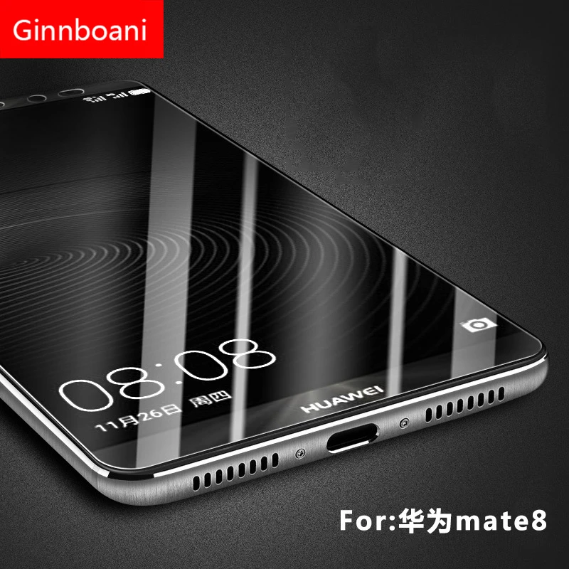 Протектор экрана Ginnboani для huawei mate 8 H + PRO СПС закаленная стеклянная пленка 0 26 мм 2.5D