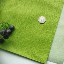 Личи синтетическая ткань из искусственной кожи искусственная кожа ткань для шитья Зеленая Печать искусственная кожа материал ручной работы