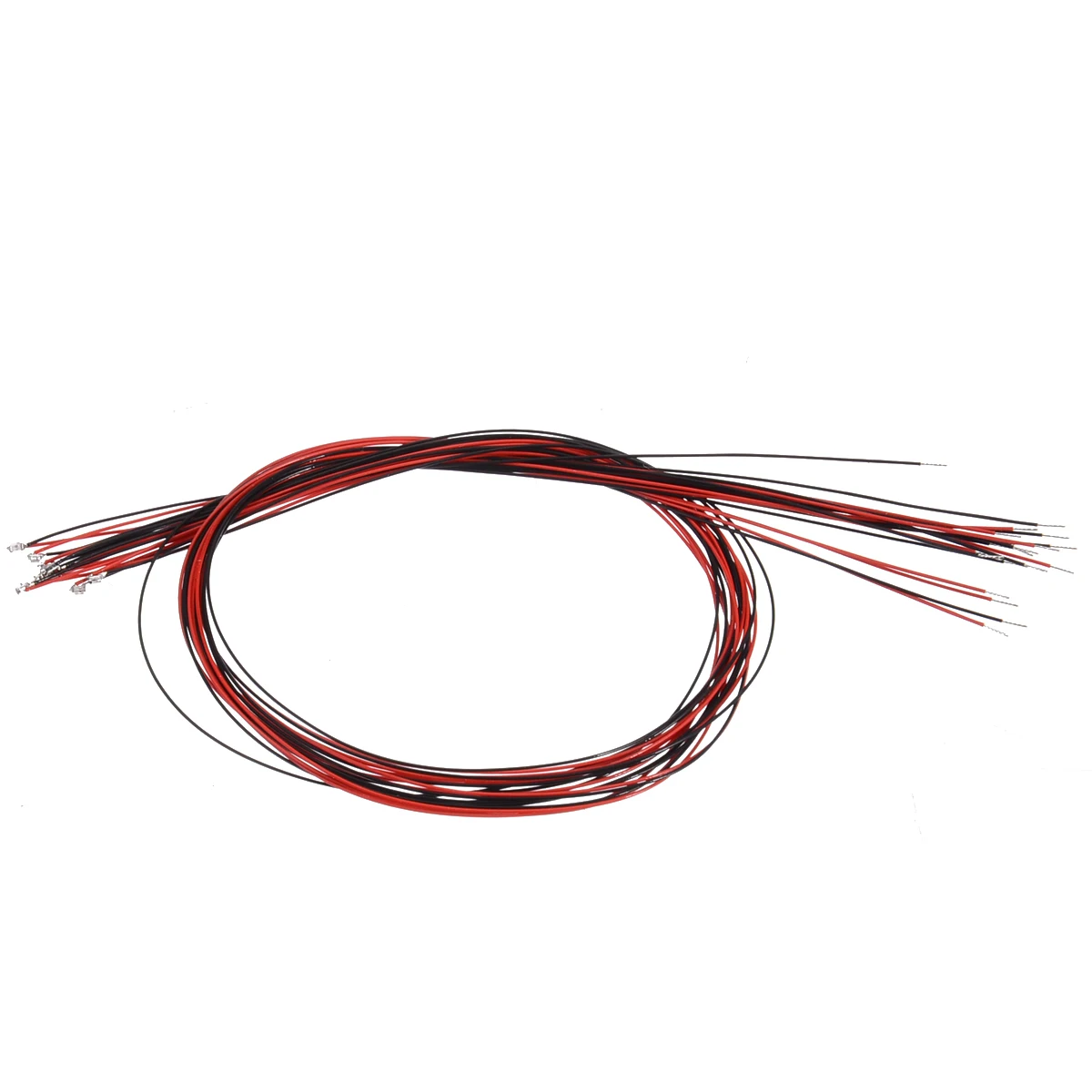 10pcs/set Durable Mayitr 0402 Pre-soldered Micro Litz Wired Leads Red SMD Led Lamp Model DIY 200mm Long 3V/12V High Compatiblity