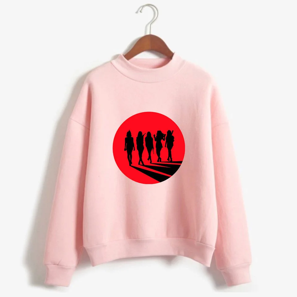pink3 Новинка, красный вельветовый тренд с высоким воротником, бархатный свитер с длинными рукавами, Прямая поставка - Цвет: pink3