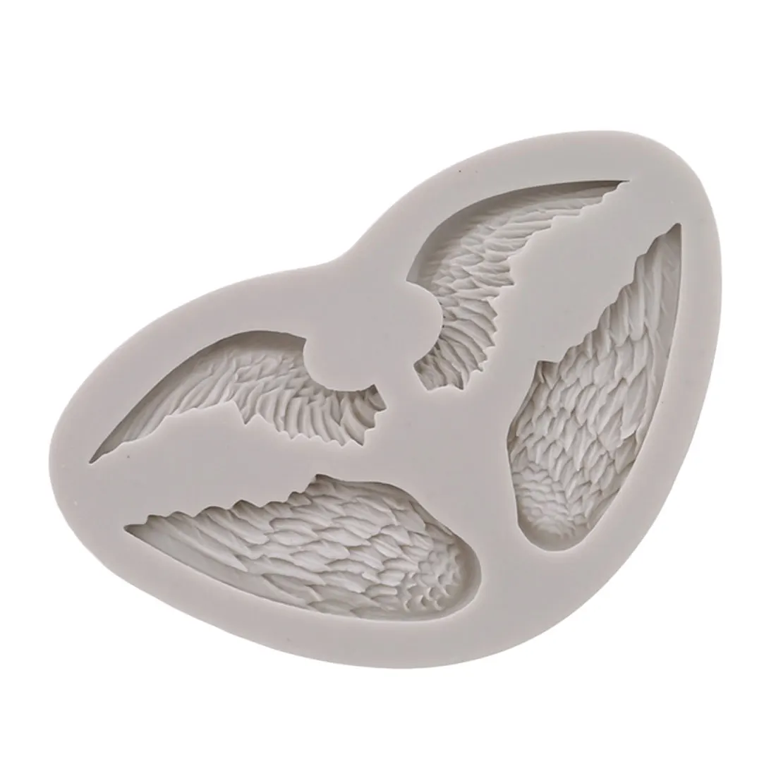

Silicone Molds Wings Baby Birthday Cake Decorating Fondant Mold Cupcake Chocolate Candy Gum paste Moulds