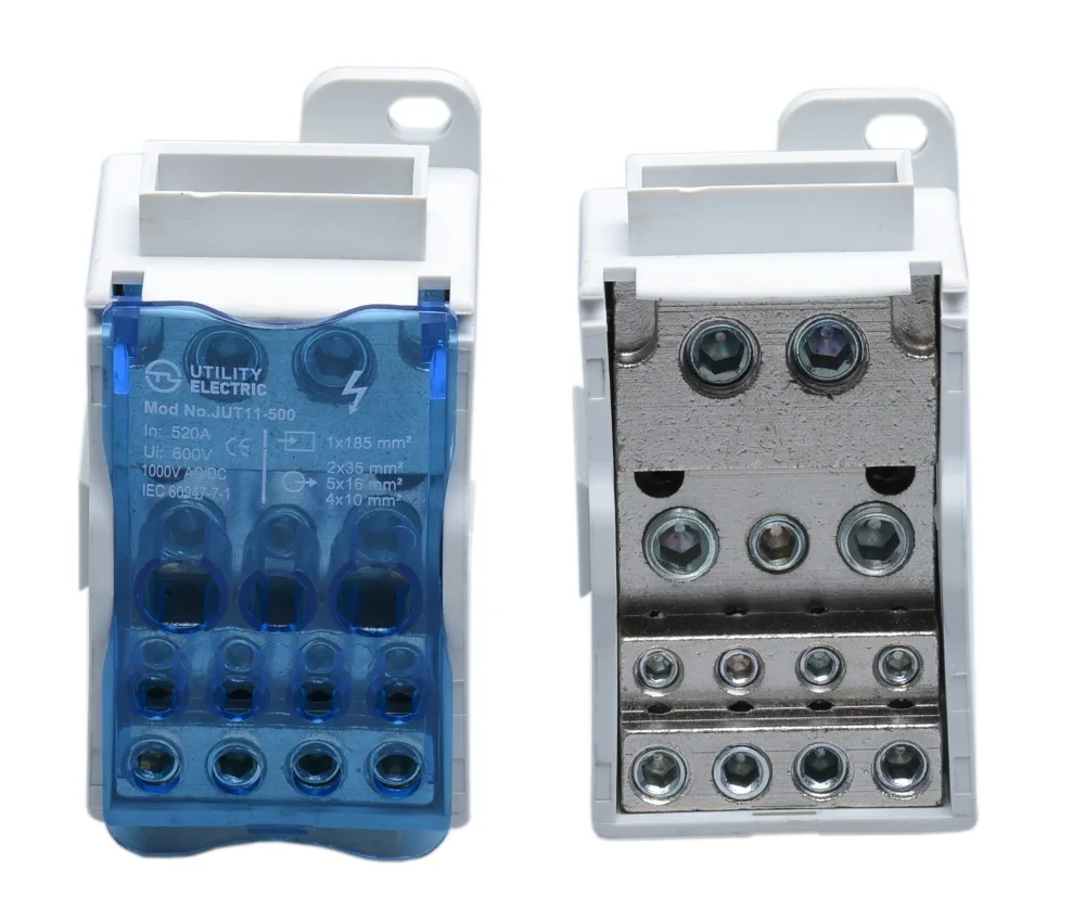 Клеммная колодка UKK80A 125A 160A 250A 400A 500A DIN Rail IEC Power универсальный Электрический