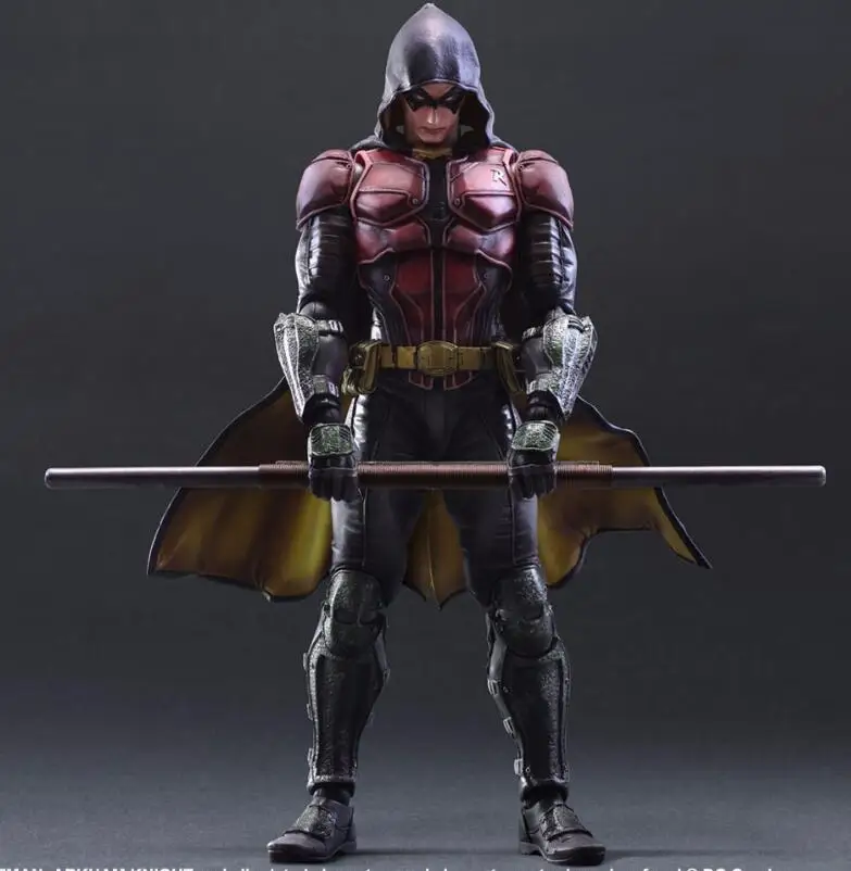 Экшен-фигурка Бэтмена Play Arts Kai Arkham Knight Robin ПВХ фигурка игрушки 250 мм аниме фильм летучая мышь человек Робин Кай-плей арт кукла PA41