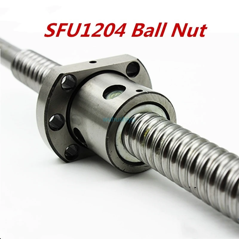 

3 pcs/lot SFU1204 ballscrew nut 12 mm ball screw single nut for RM1204 nut housing bracket CNC DIY Carving machine parts