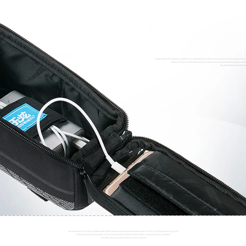 Discount ROSWHEEL Bicycle Tube Bag 12496L-CA5 Portable Bike Frame Front Transparent PVC with Audio Extension Line for 5.5 Cellphone 1 Discount ROSWHEEL Bicycle Tube Bag 12496L-CA5 Portable Bike Frame Front Transparent PVC with Audio Extension Line for 5.5 Cellphone 1
