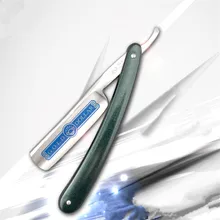 Мужское винтажное прямое устройство для формирования прически из нержавеющей стали, Парикмахерская бритва, складной ручной нож для бритья