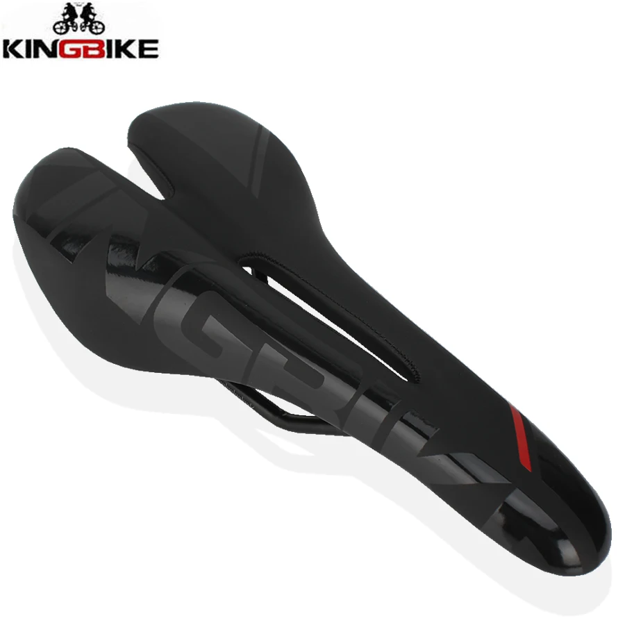 

KINGBIKE Bike Saddle Carbon Soft Comfortable Breathable Cushion MTB Mountain Bicycle Saddle Skidproof Silicone Cycling Seat