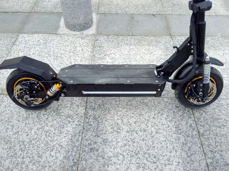 Flash Deal 1600W 10 inch Electric Scooter Foldable 2 Wheel Electric Longboard Hoverboard Skateboard Off Road Electric Wheel for Adult 48V 33