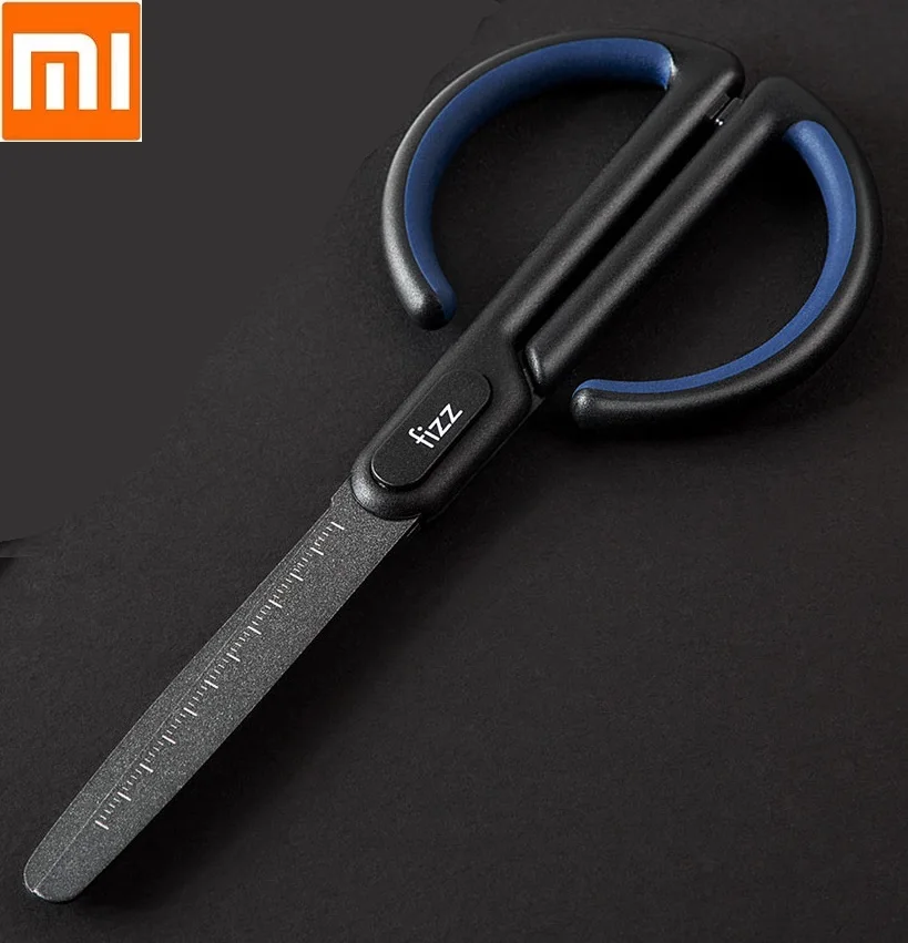 

Xiaomi Fizz Teflon scissors Scale mark Safe rounded cutter head stainless steel Creative shears for Child student adult