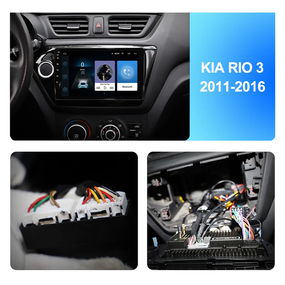 Flash Deal Car Radio Multimedia Double Din 9" Video Player Navigation GPS Android For KIA K2 RIO accessories 2011 12 13 14 15 2016 DAB+ 2
