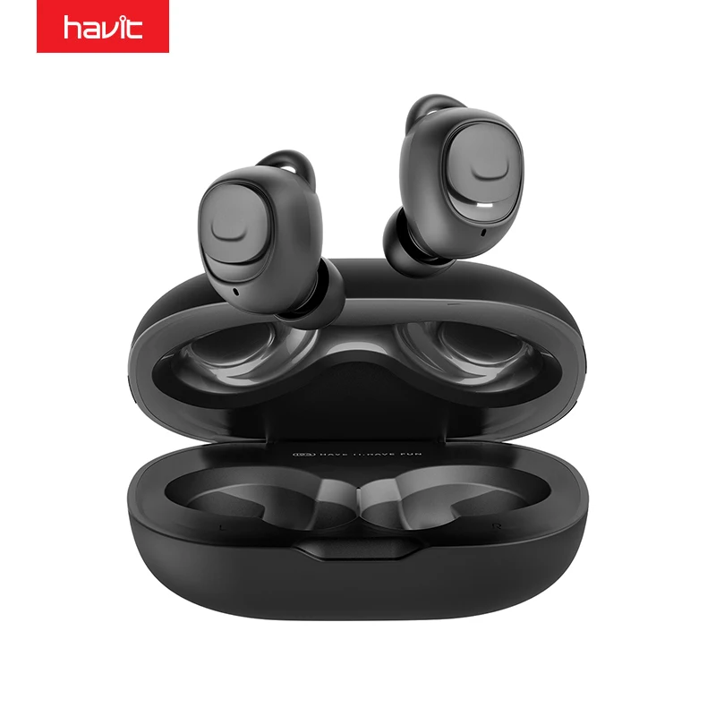 Havit TWS Bluetooth наушники V5.0 HD стерео беспроводные IPX5 с шумоподавлением игровая