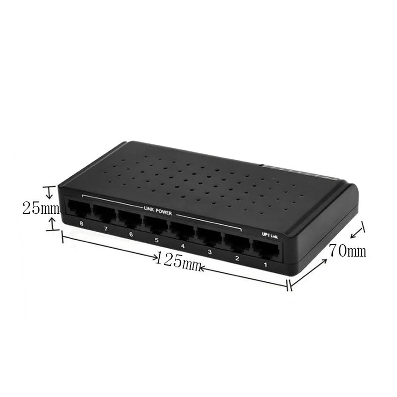 Лидер продаж 100 Мбит/с IEEE802.3x 8 портов S POE коммутатор питания через Ethernet сетевой для