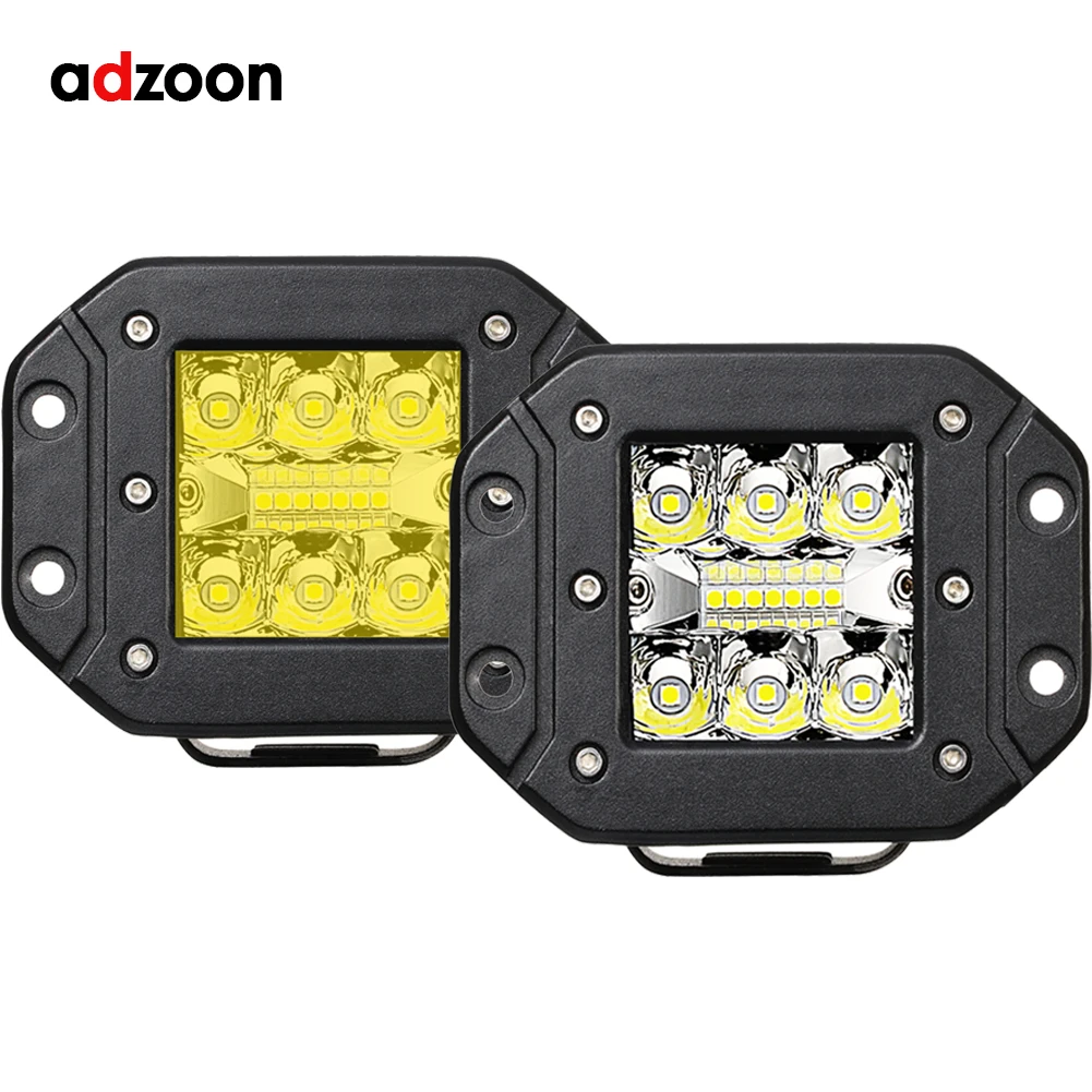 

ADZOON 39W 12V LED Work Light Spotlight Flood Lamp Driving Fog Offroad LED Work Car Lights for Ford Toyota SUV 4WD Boat Truck
