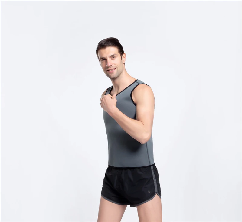 Slimming Belt Belly Men Sport Fitness Vest Abdomen Fat Burning Shaperwear Waist Sweat Corset Weight Dropshipping Waist Trainer-5