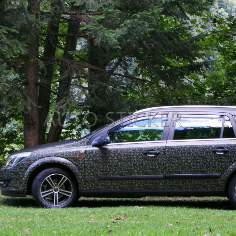 army green digital camouflage vinyl car wrap 14