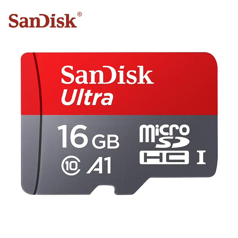 SanDisk A1 micro sd карты 128 Гб 64 ГБ 32 ГБ оперативной памяти, 16 Гб встроенной памяти, 98 МБ/с. usb флэш-карта памяти, мicro sd class10 TF карты