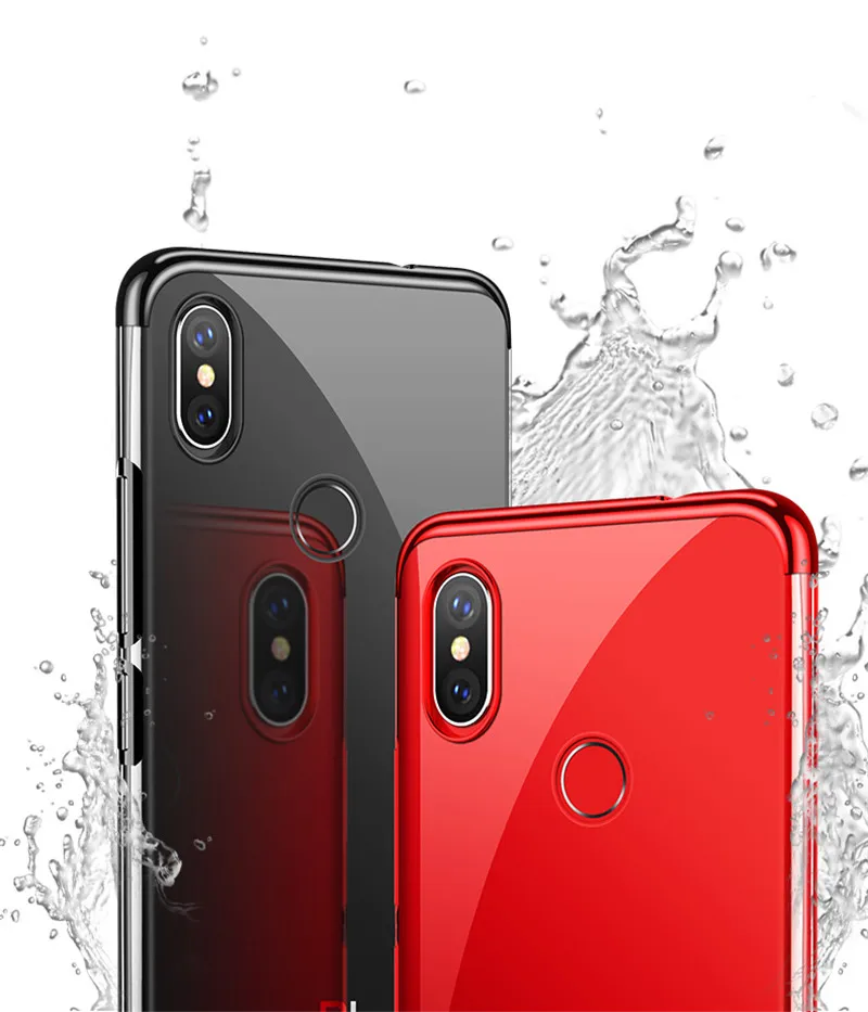 Прозрачный чехол для телефона для Xiaomi mi 9 9se mi 8 Lite mi 9 SE чехол с покрытием для Red mi 5Plus 6 6A Note 7 6 5 Pro Чехол из ТПУ