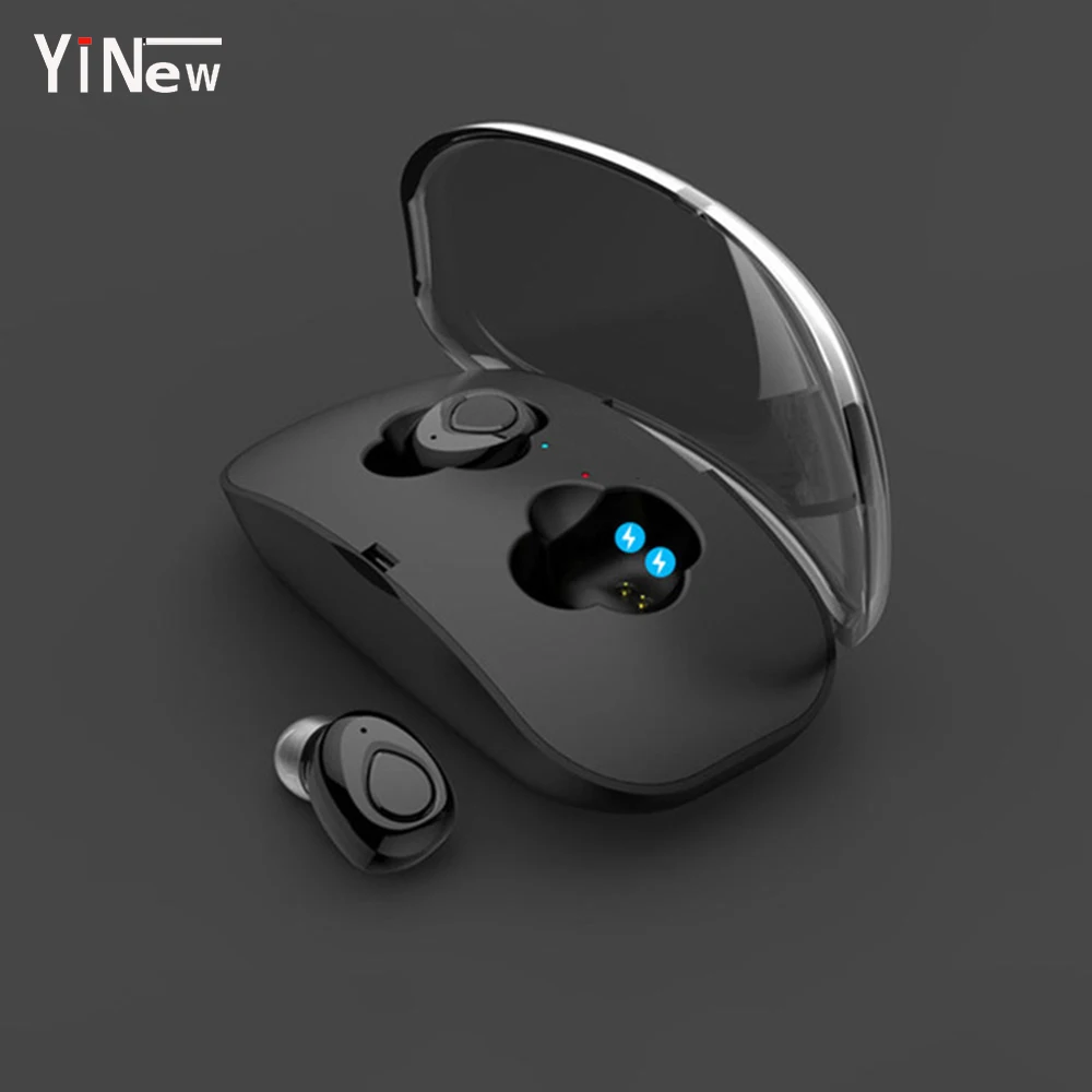 

TWS Bluetooth Earphone X18 Portable Wireless Earphones Stereo Hifi Earbuds Sport Waterproof Headset with Mic Pk Q32