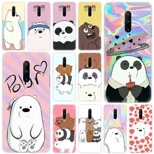 Hot Cute Cartoon we are bears Soft Silicone Fashion Transparent Case For OnePlus 7 Pro 5G 6 6T 5 5T 3 3T TPU Cover