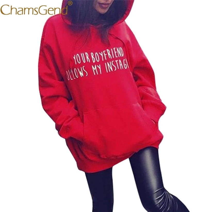 Long red hoodie Clearance
