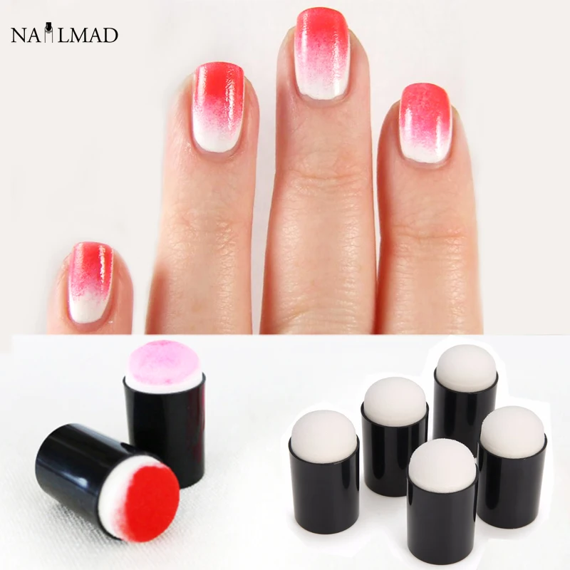

3pcs NailMAD Reusable Gradient Nail Sponges Stamp For Gel Gradient Nails Daubers Nail Tools