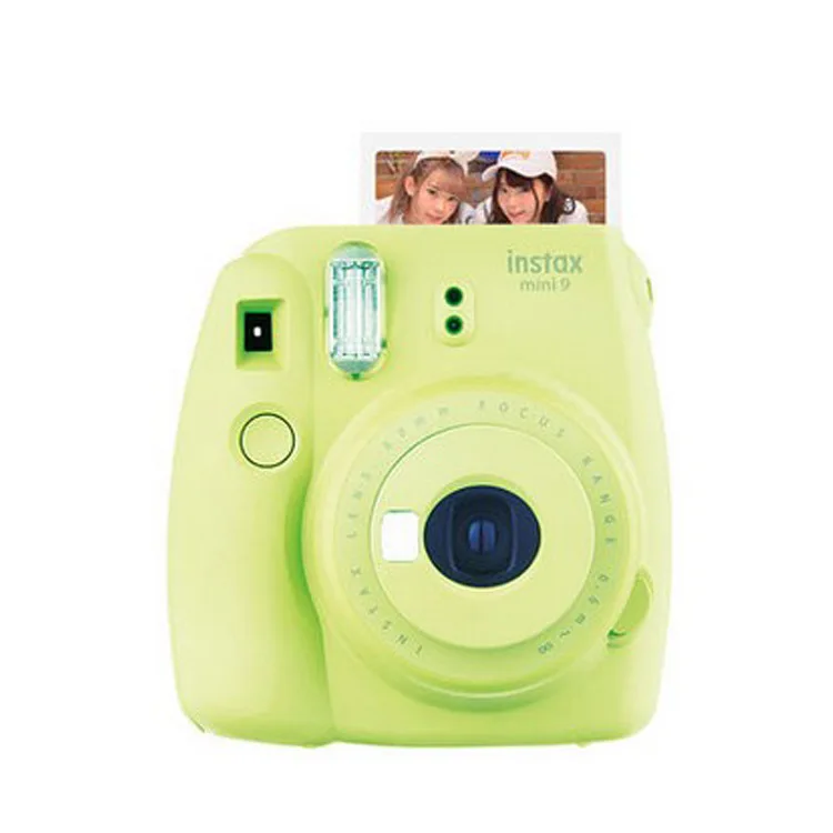 Mini9 одноразовый фотопринтер для Fujifilm Instax Mini 9 camera Instant photo camera обновленная версия mini8 - Цвет: lime green