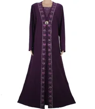 Islamic Clothing for Women Muslim Abaya Dress Beading Design Modest Jilbabs and Abayas Kaftan Dress 55X1090-1