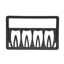 Держатель для стоматологического бора, коробка для размещения, 8 отверстий, форма зубов, стоматологический лабораторный инструмент, стоматология, держатель для корневого канала, дезинфекция